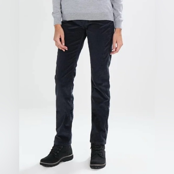 Patagonia Corduroy Pants Womens 26 Dark Gray Organic Cotton Stretch Jeans Casual - Picture 1 of 10